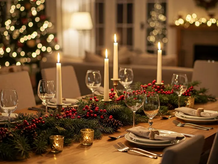 Pes a štědrovečerní večeře